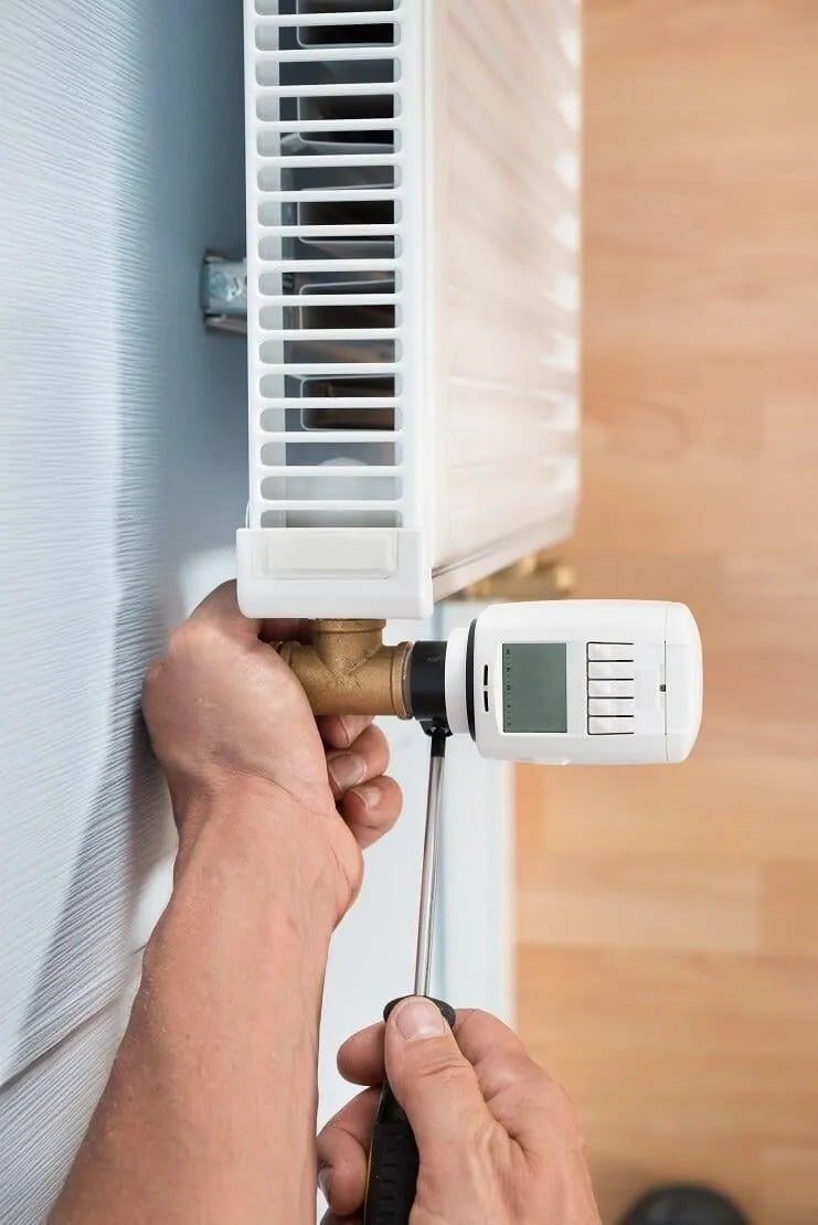 Instalación de termostato de radiador inteligente