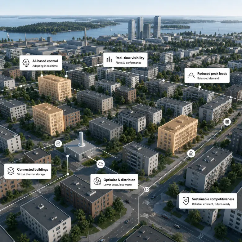 Oplossingen voor slimmere stadsverwarmingsnetwerken
