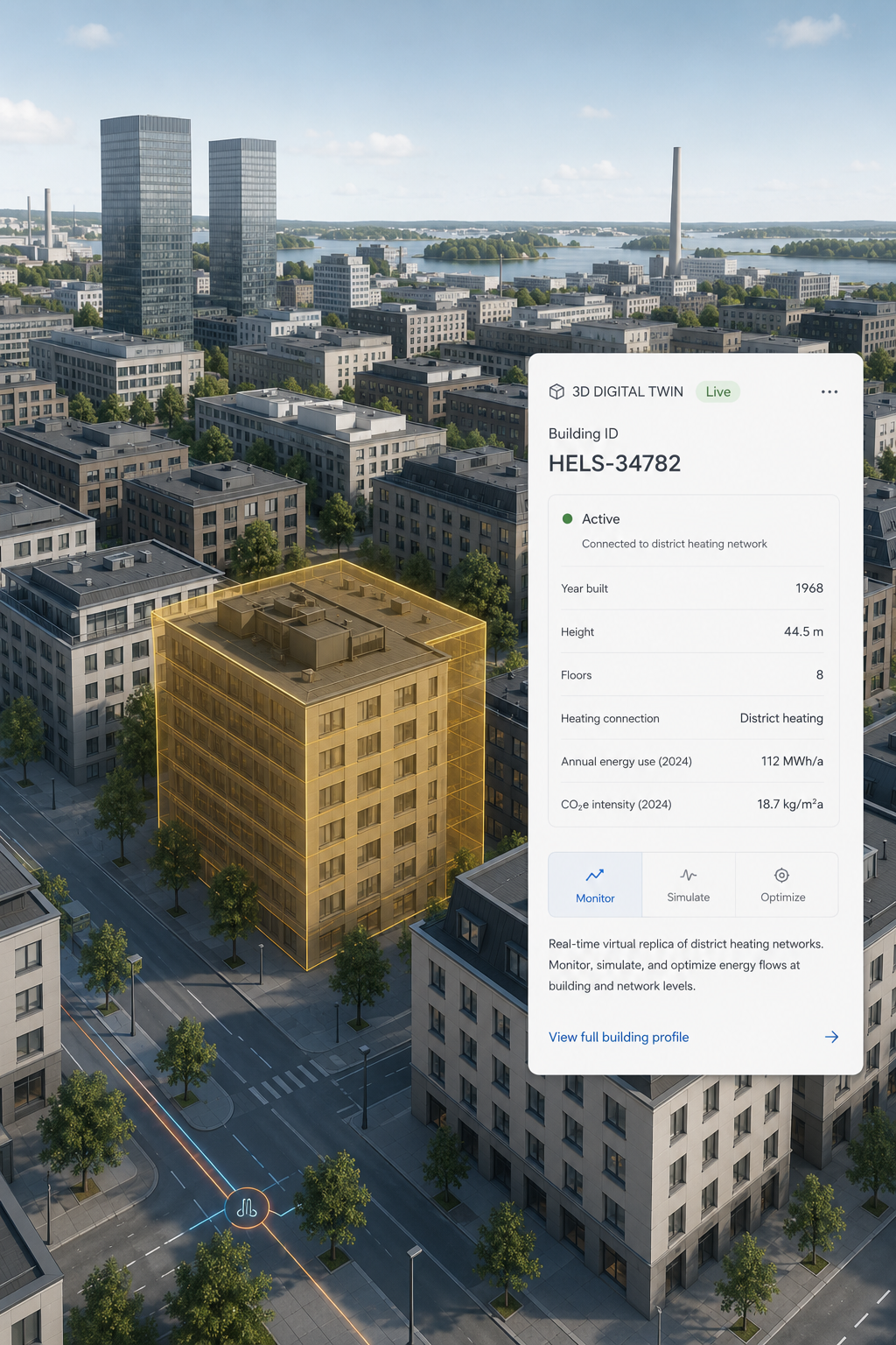 Solutions intelligentes de chauffage urbain